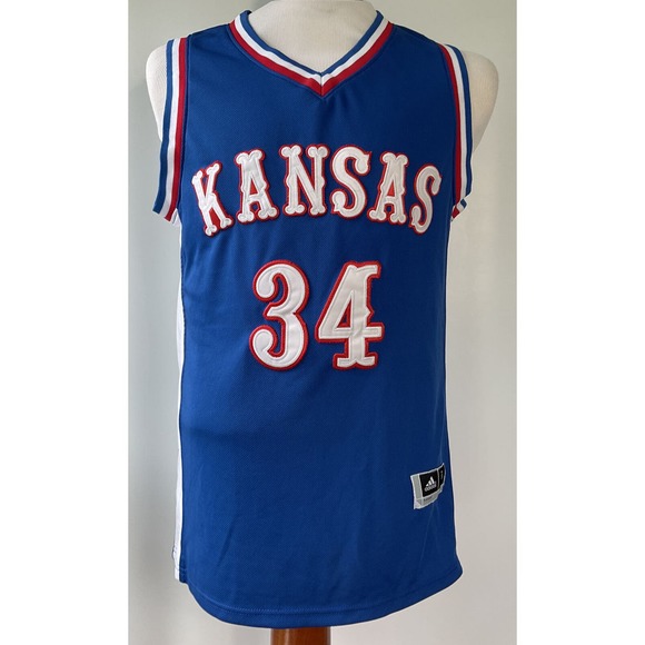 Adidas Kansas Jayhawks Paul Pierce #34 Stitched Jersey Size Small - Picture 1 of 8